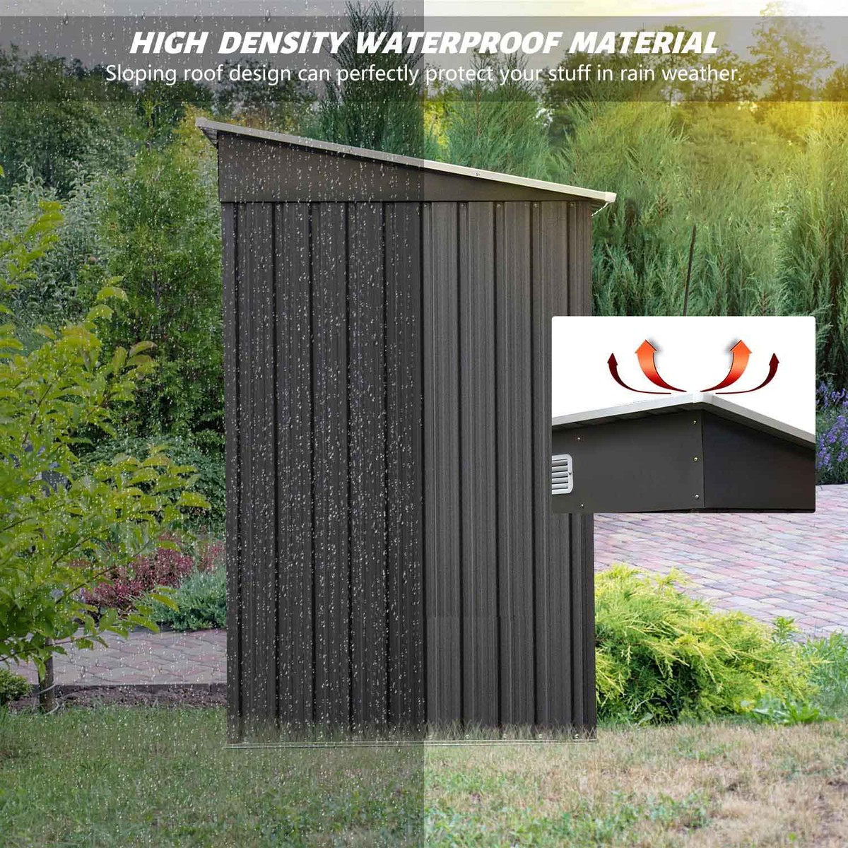 Garden Shed Metal Outdoor Shed Storage House Plastic Garden Shed Metal Outdoor Shed Storage House Plastic